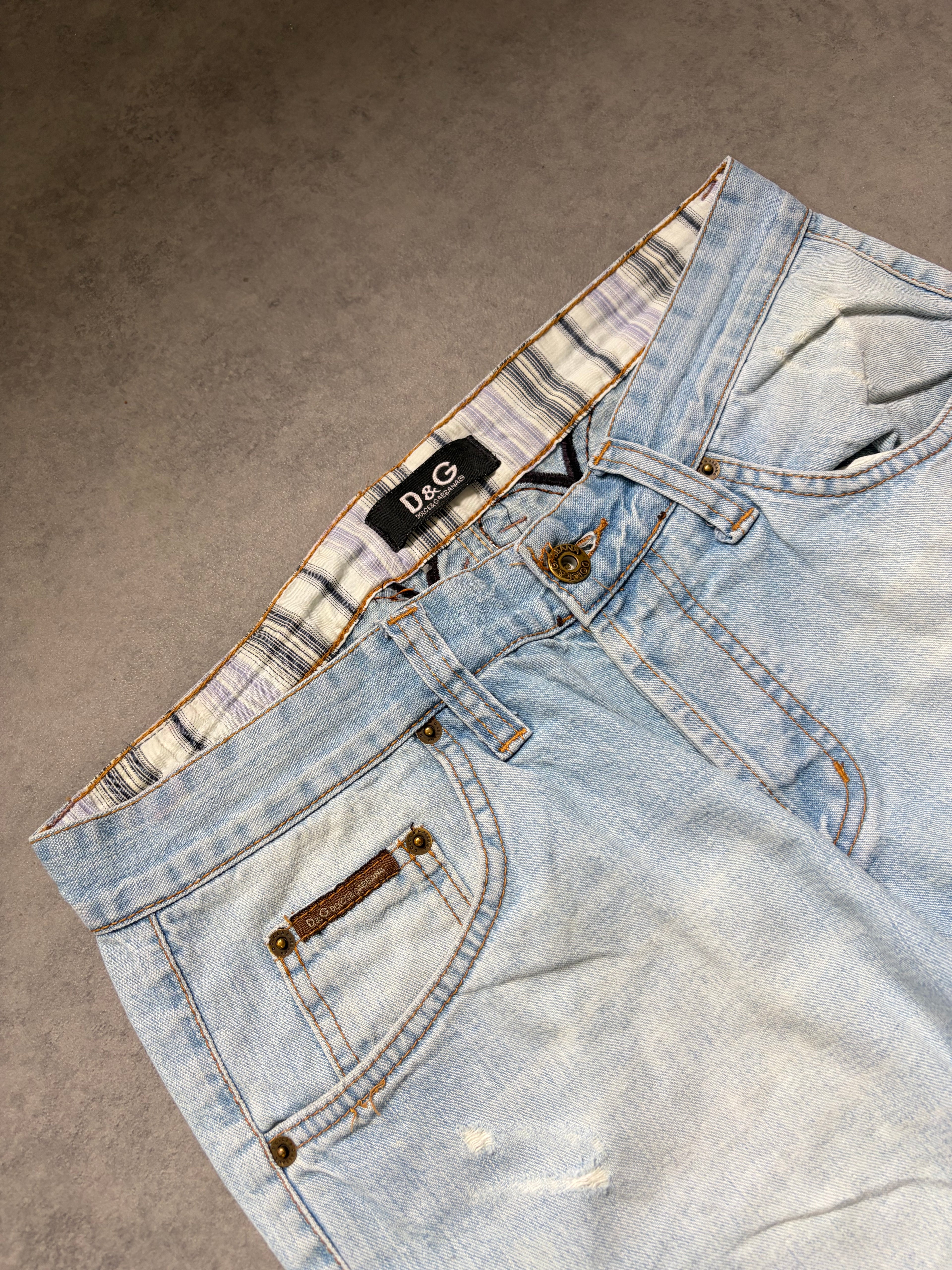 Dolce & Gabbana Big Print Jeans (M)