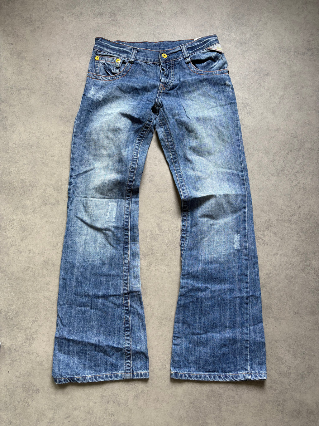 Replay Bootcut Jeans (M) Big Print
