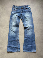 Replay Bootcut Jeans (M) Big Print