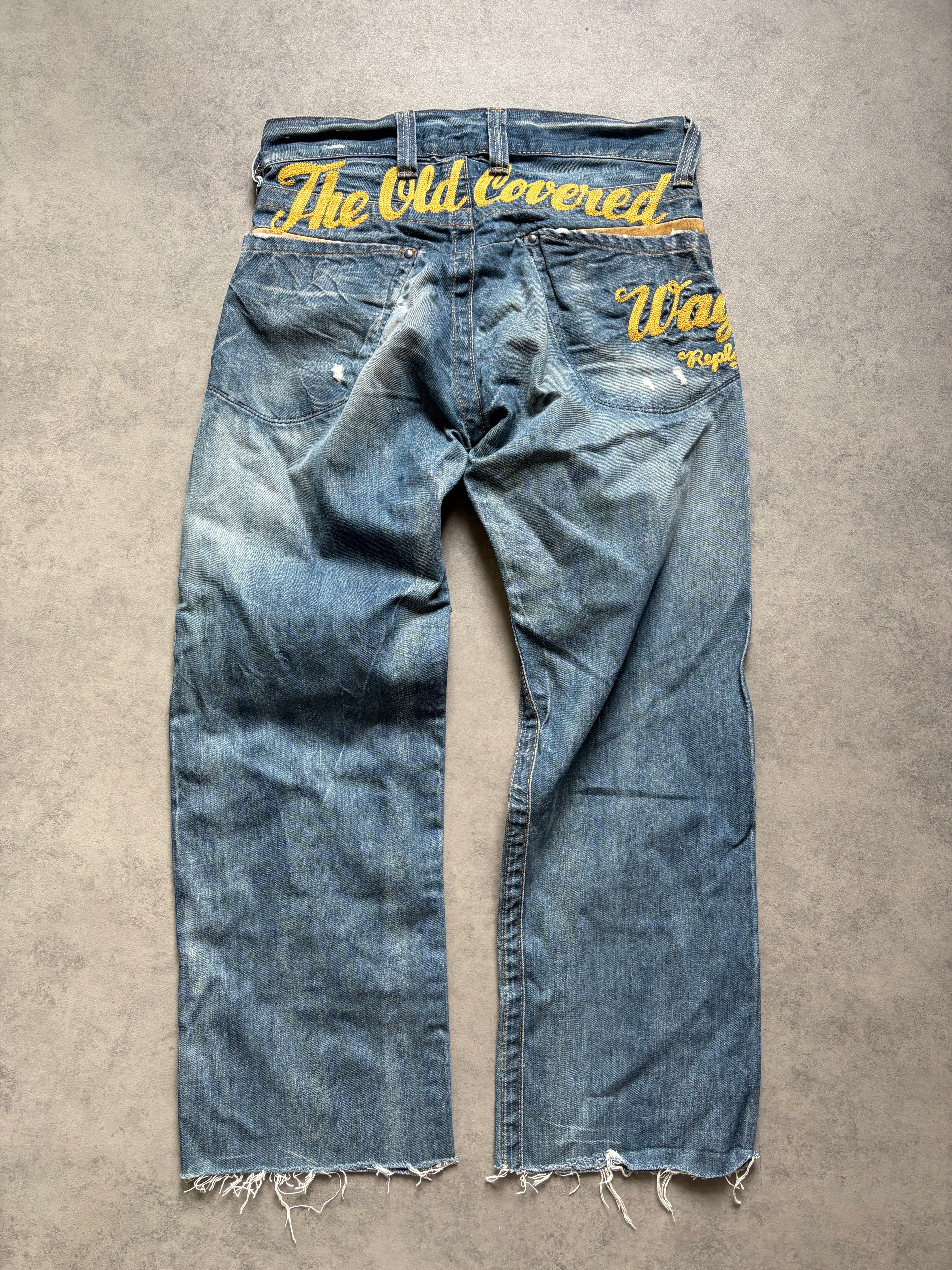 Replay Big Print Jeans Baggy (M)
