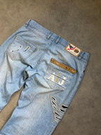ARMANI BIG PRINT JEANS (S)