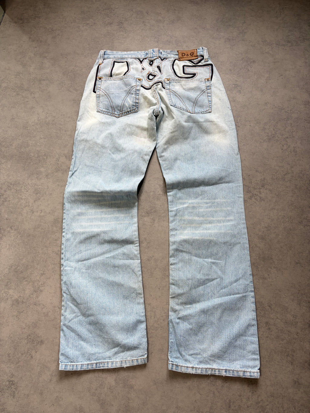 Dolce & Gabbana Big Print Jeans (M)