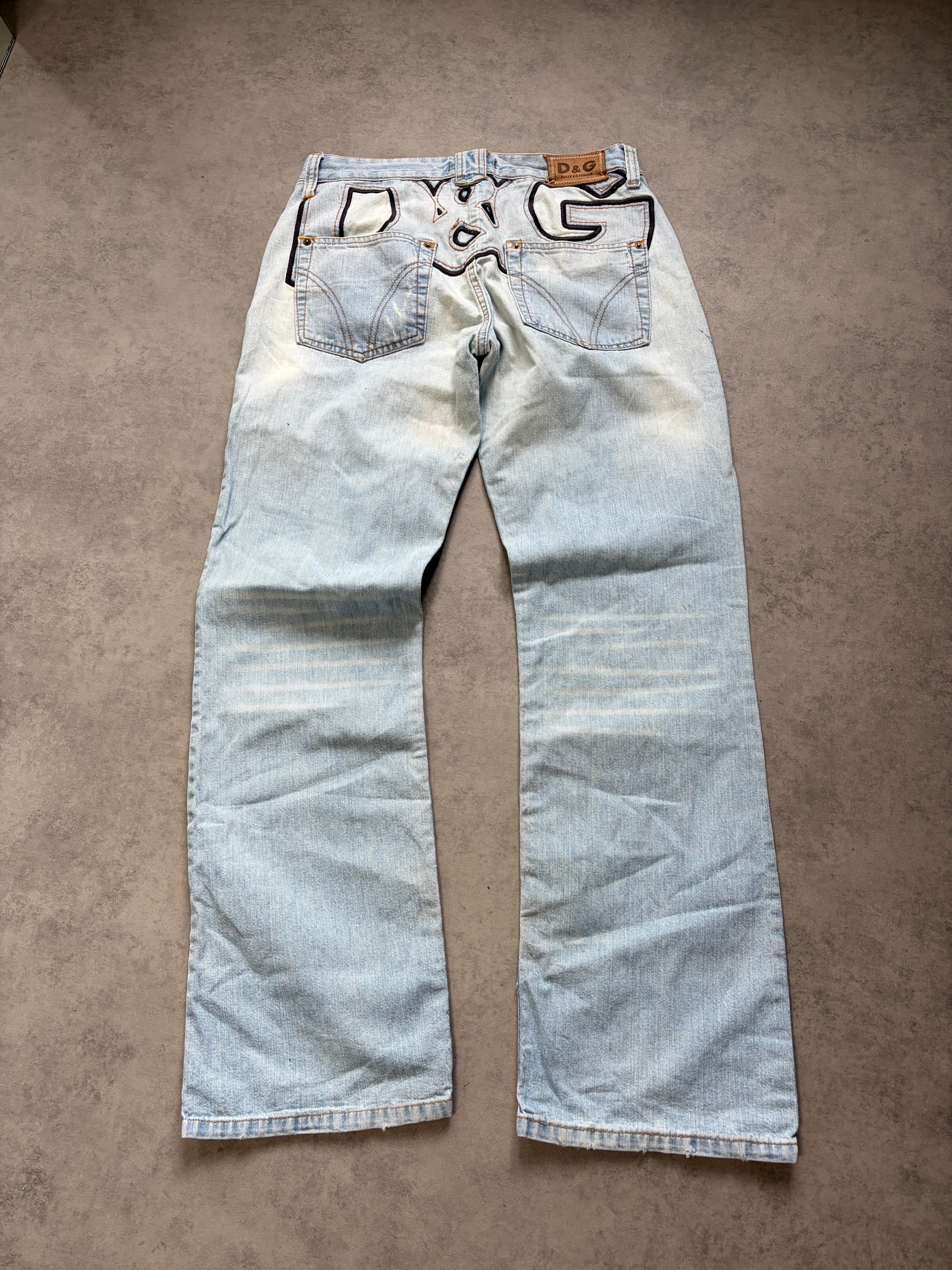 Dolce & Gabbana Big Print Jeans (M)