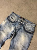 Wasched Bootcut Jeans (S)
