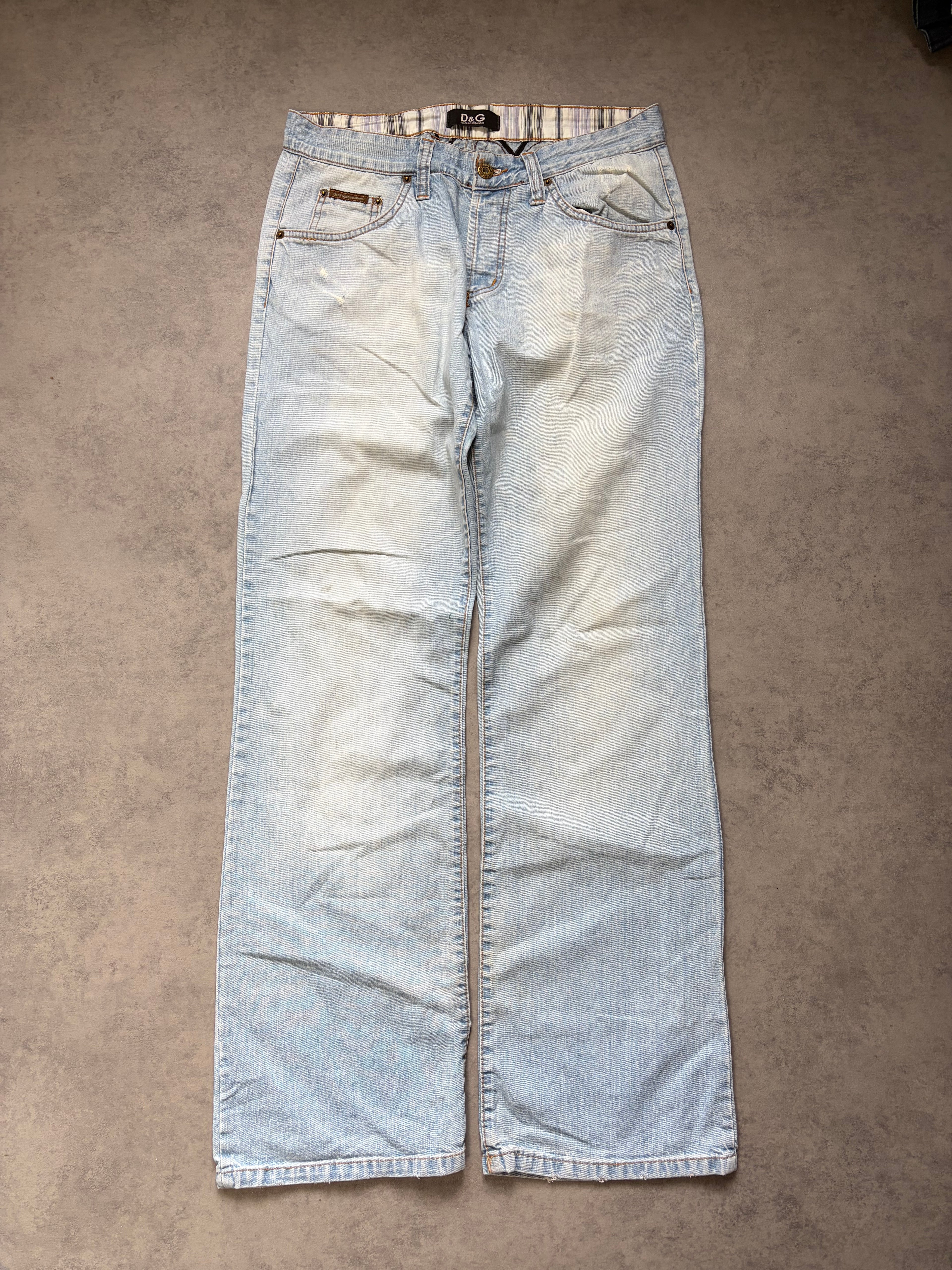 Dolce & Gabbana Big Print Jeans (M)