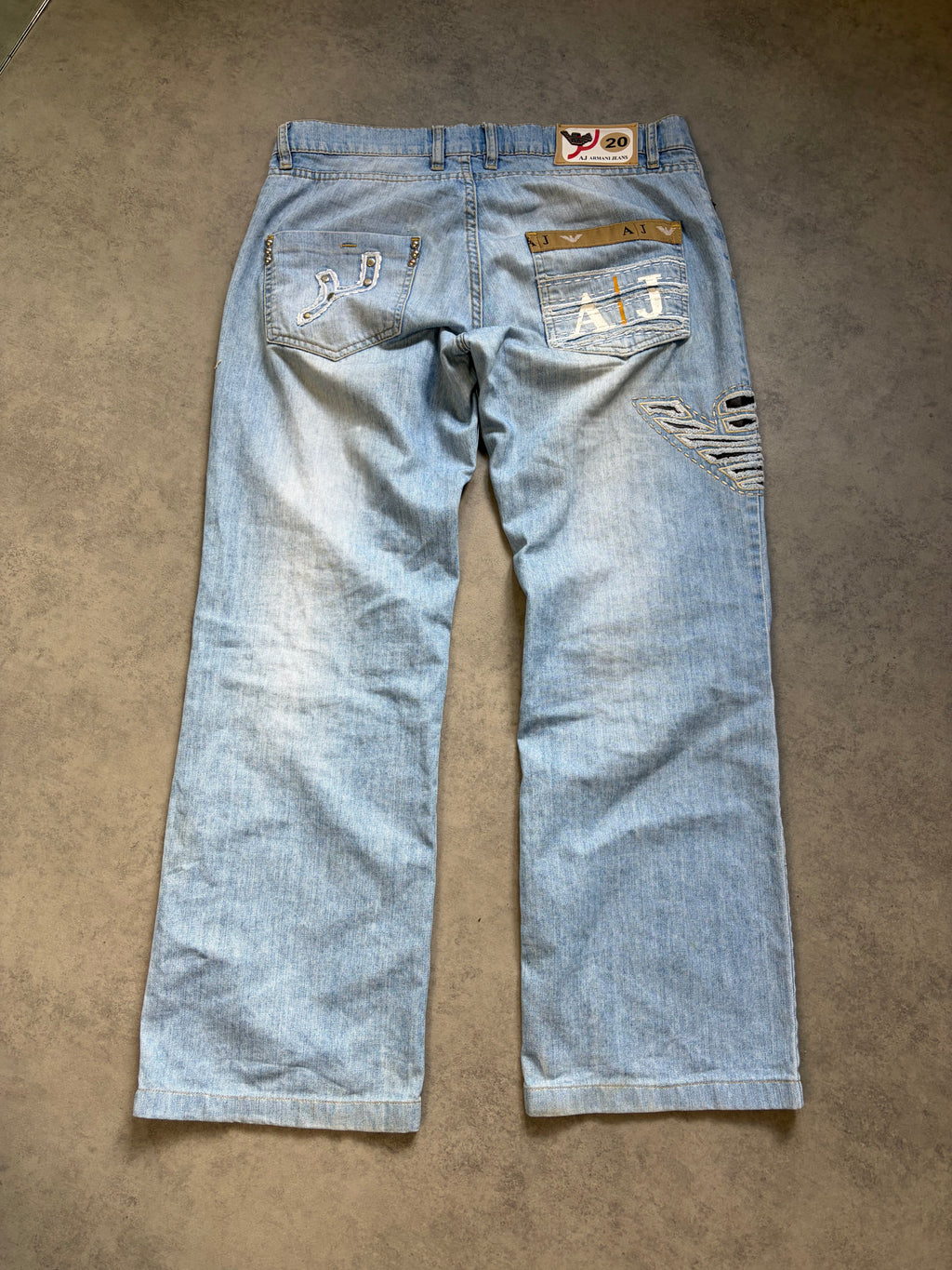 ARMANI BIG PRINT JEANS (S)
