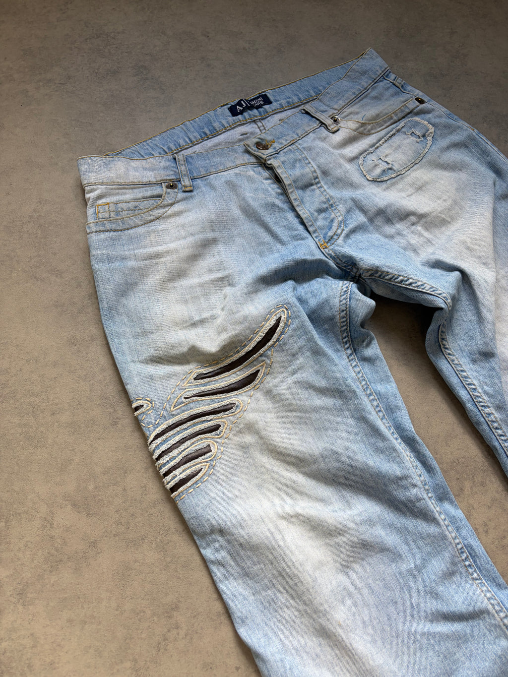 ARMANI BIG PRINT JEANS (S)