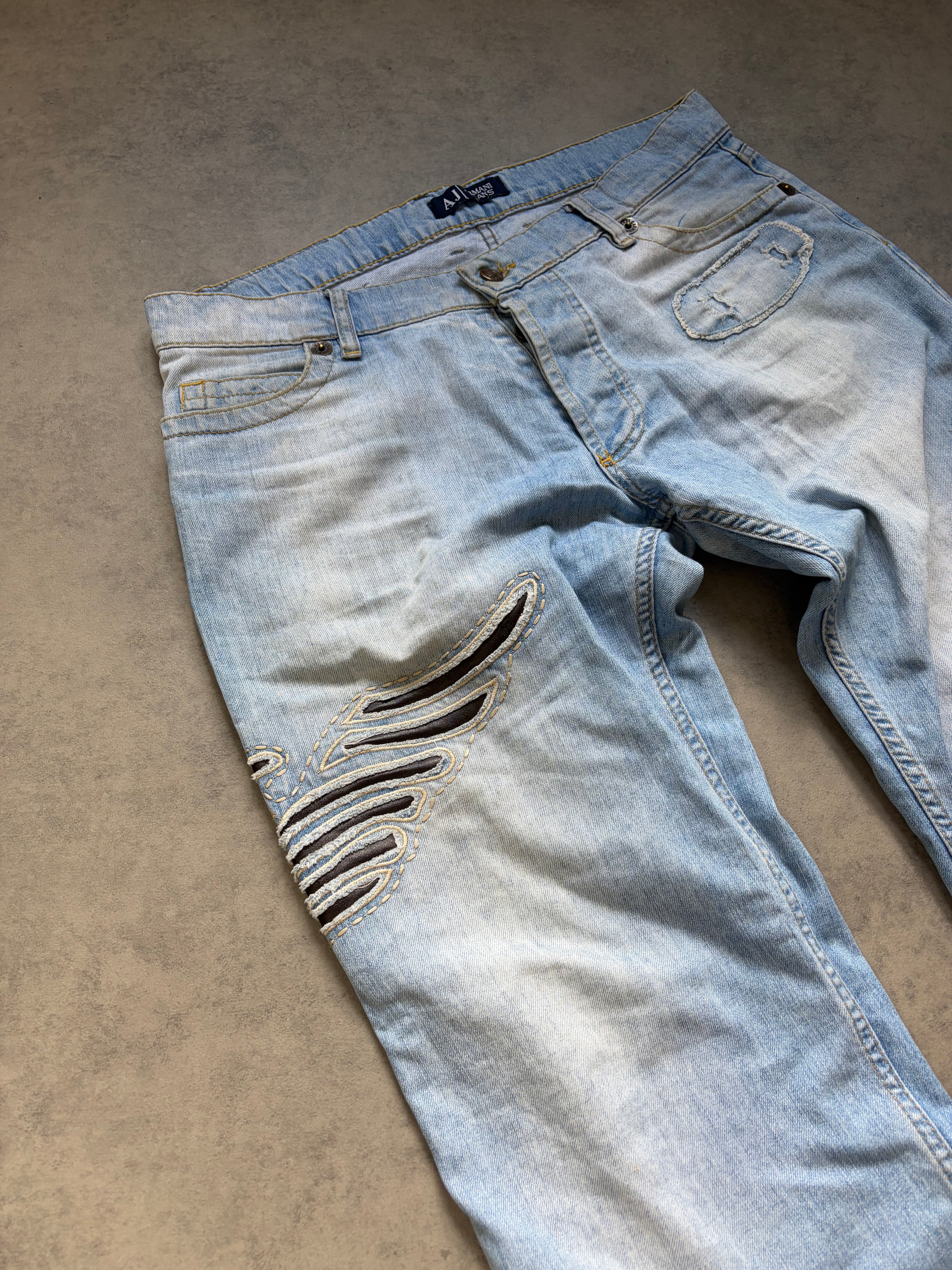 ARMANI BIG PRINT JEANS (S)