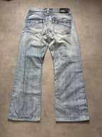 Wasched Straight Jeans (M)