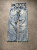 Wasched Straight Jeans (M)