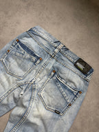 Wasched Straight Jeans (M)