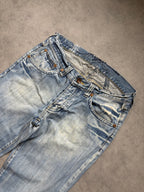 Wasched Straight Jeans (M)