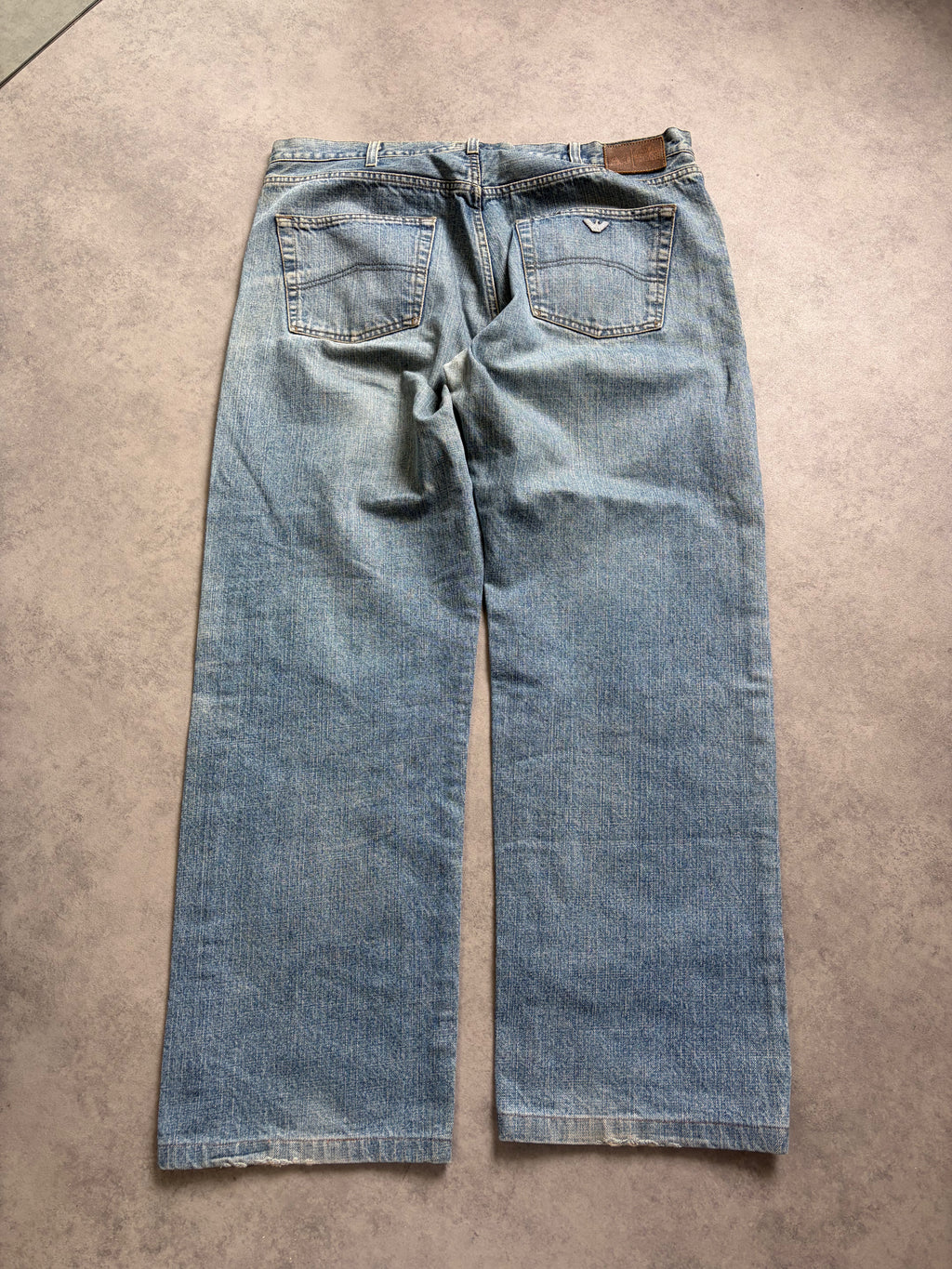 Armani Big Print Jeans Baggy(M)